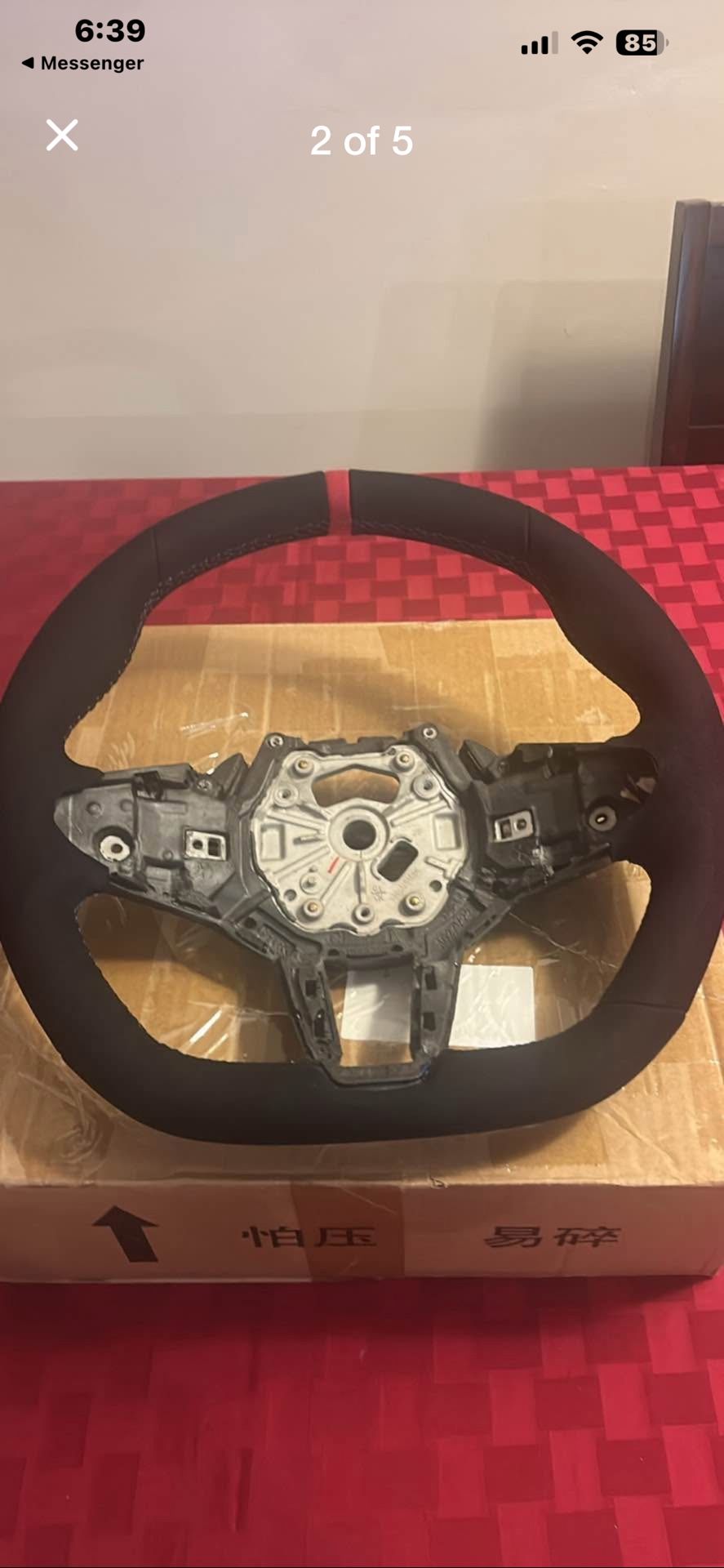 BMW Steering Wheel Alcantara G8x