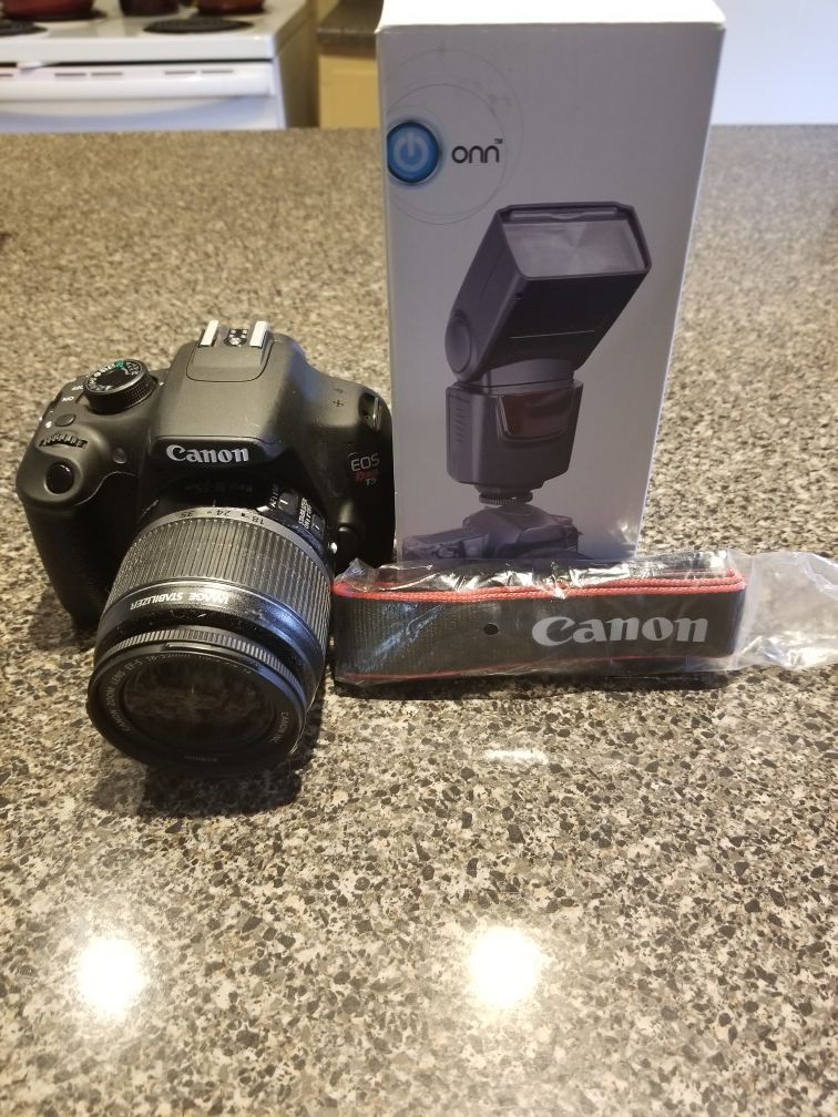 CANON T5/NEW FLASH