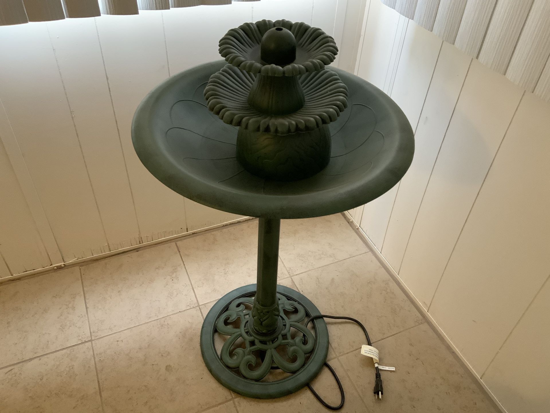 New! Three Tier Cement Look Very Light Weight Fountain. ****yes It’s Available*****
