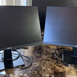 Set of 2 Asa  24” computer monitors