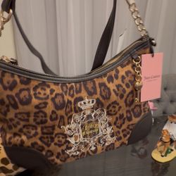 Juicy Couture Cheetah Shoulder Bag