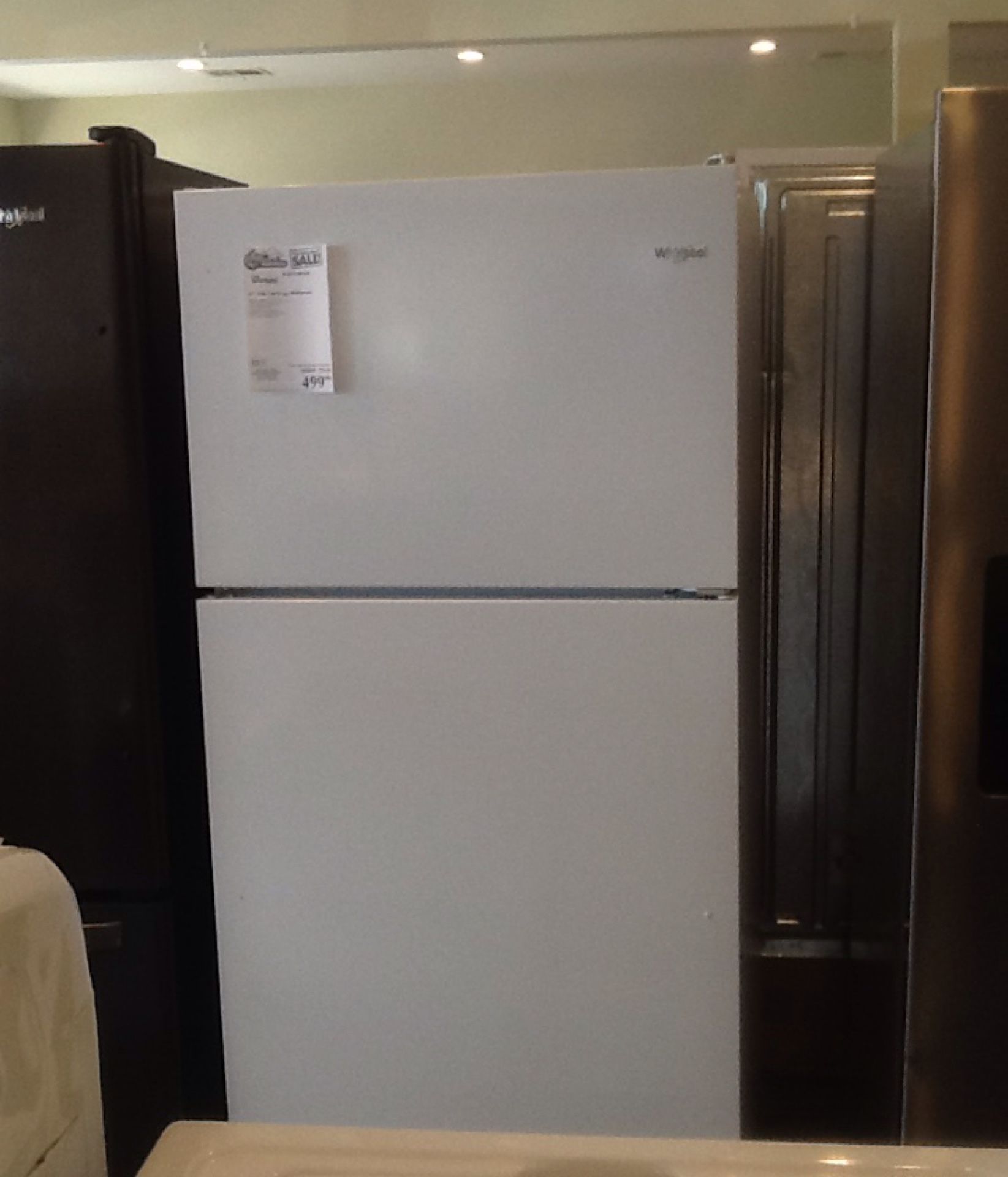 New open box whirlpool refrigerator WRT318FZDW