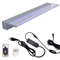 $100 YUDA 35.5 INCH ACRYLIC LED WATERFALL SPILLWAY 