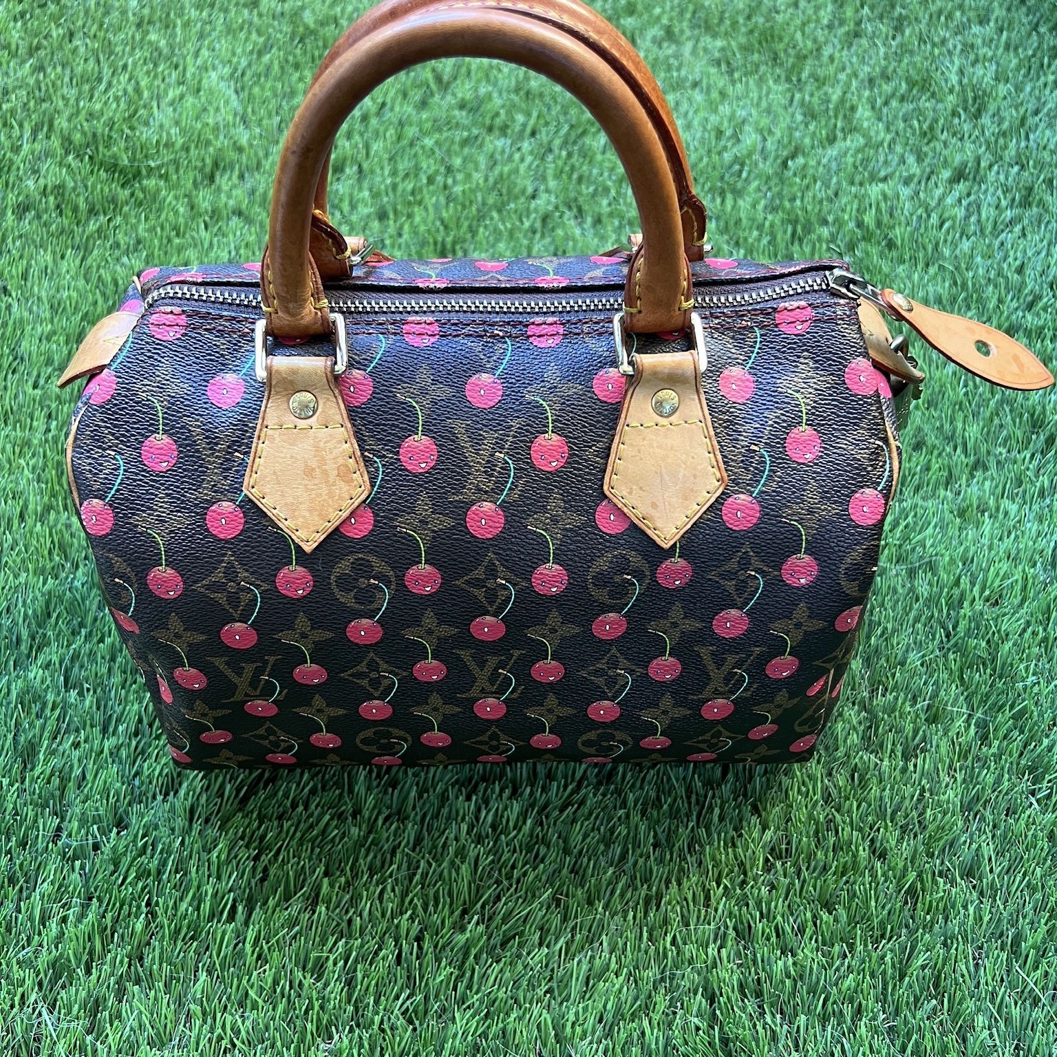 Louis Vuitton x Takashi Murakami Cerises Monogram Canvas Speedy 25