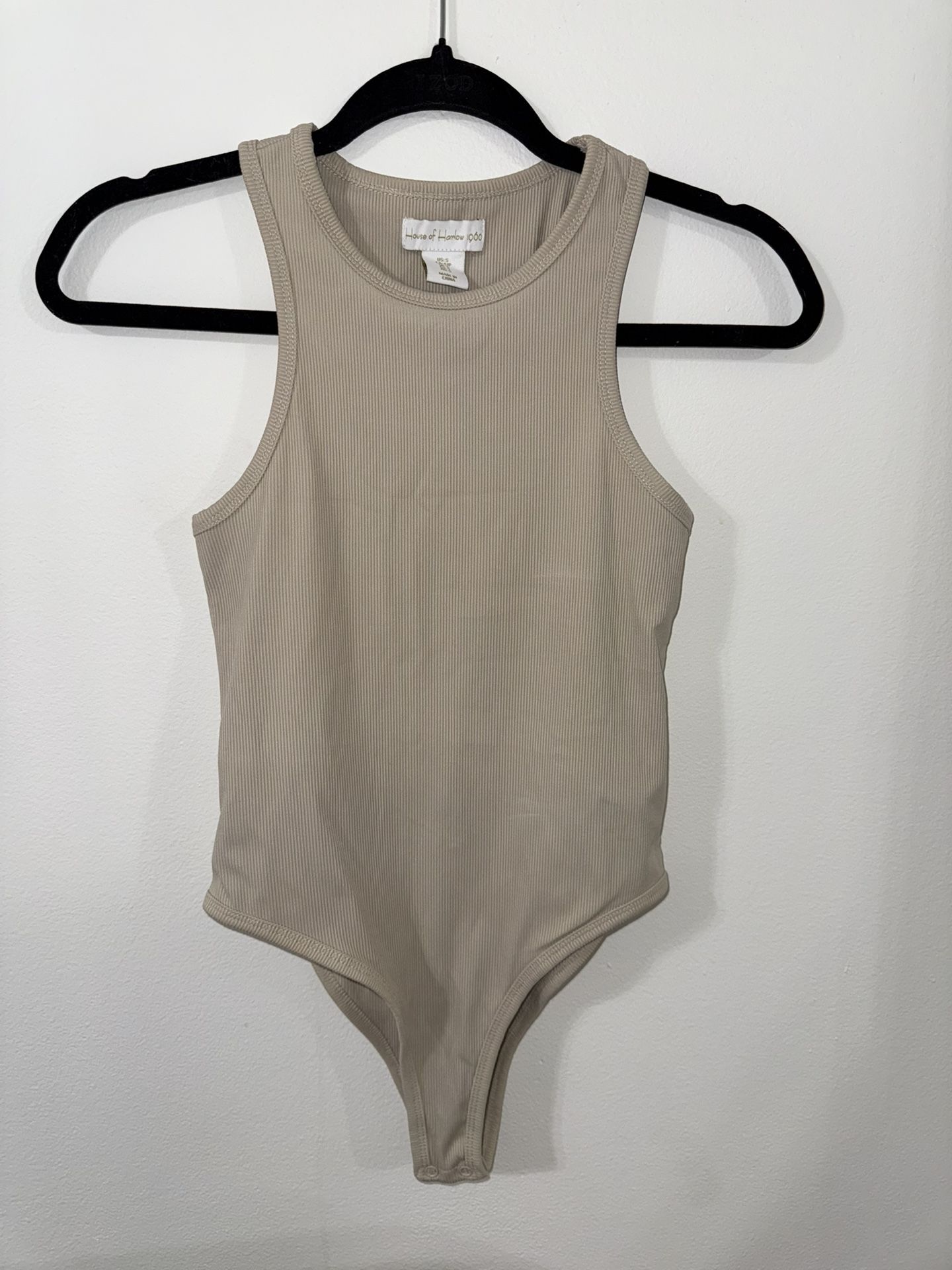 House of Harlow 1960 Tan Bodysuit One Piece