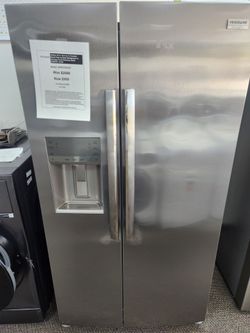 Gallery 36 in. 22.3 cu. ft. Counter Depth Side-by-Side Refriaerator in Smudge-Proof Stainless Steel. ENERGY STAR