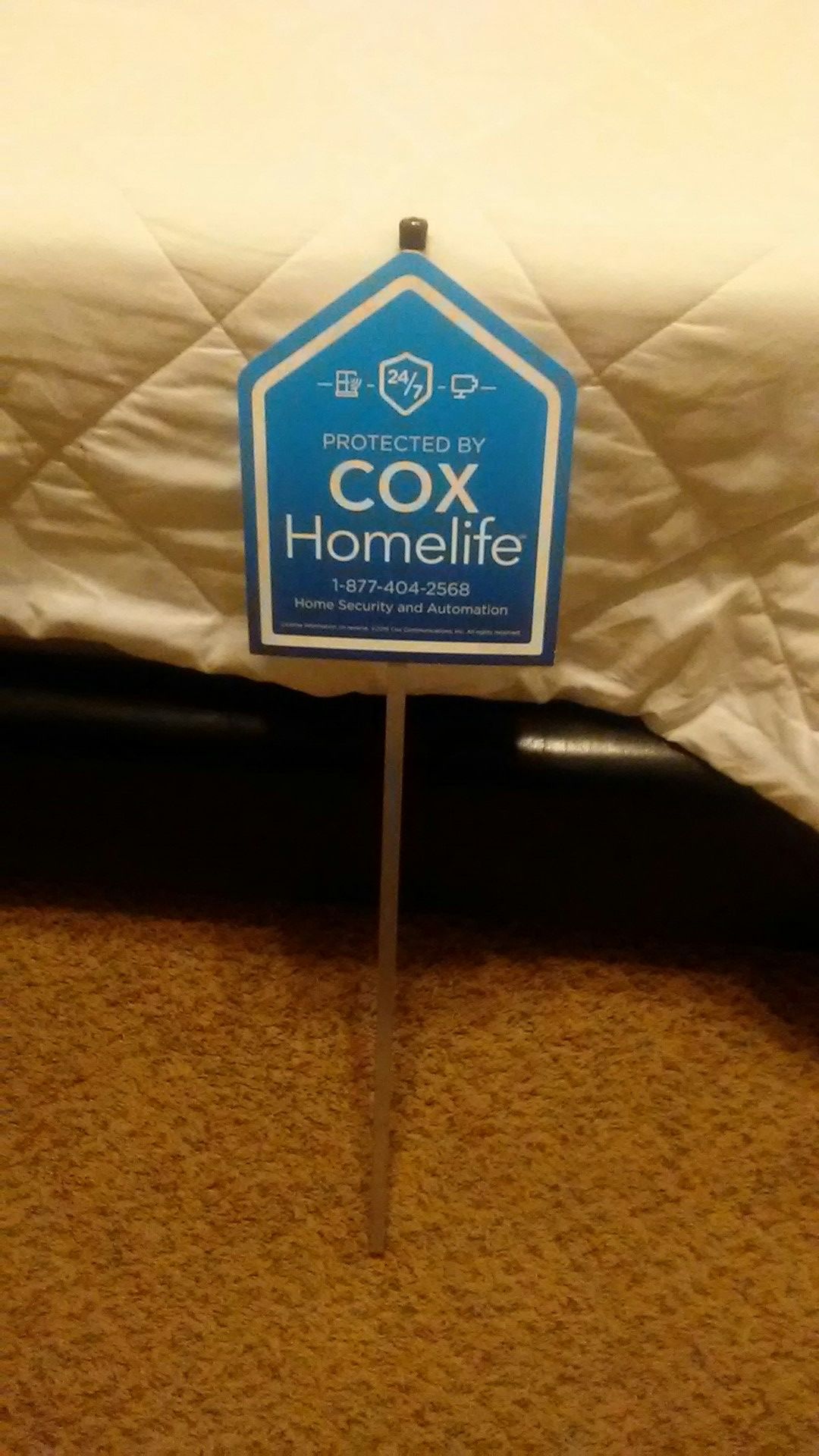 Cox front yard sign