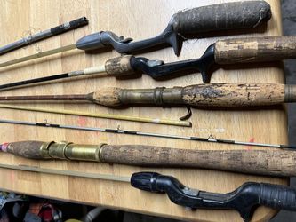 Vintage Fishing Poles 