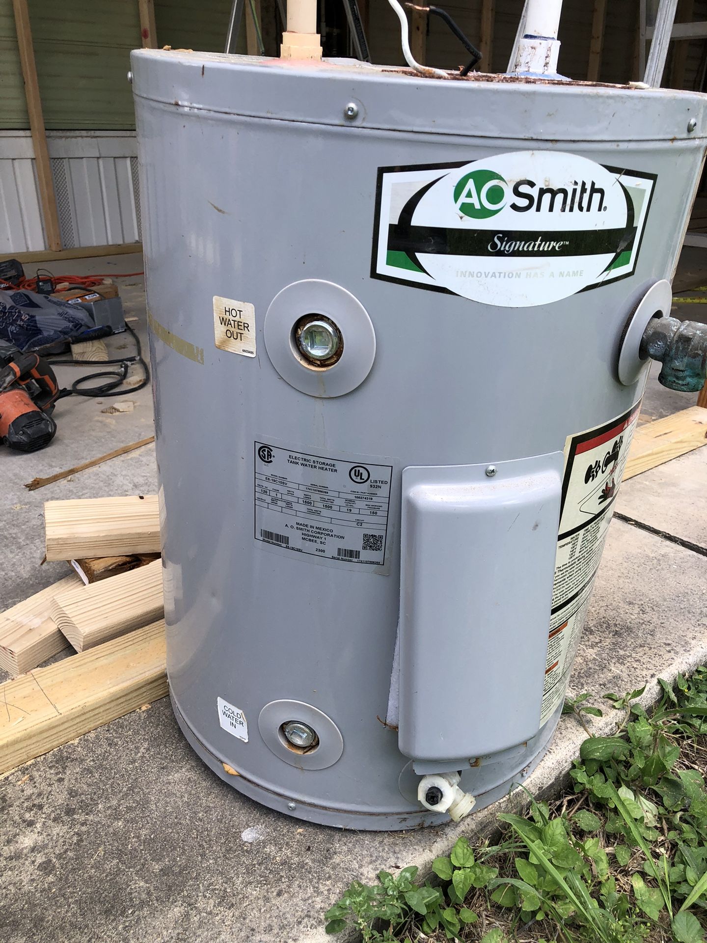 Boiler Water Heater 19 gal.