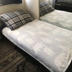 Gris  Cama Se mi Nuevo 