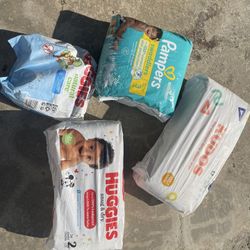 Newborn Diapers (sizes 2 and 3)