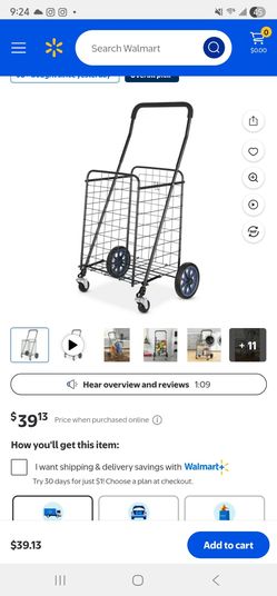 Grocery cart with wheels / carrito con llantas