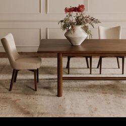 Free Delivery/ NEW IN-BOX/ 100% Solid Pine Wood Dining Table in Rustic Brown [Retail $1,399+tax]