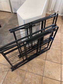 Queen Size Bed Frame Foldable 80x60x18”