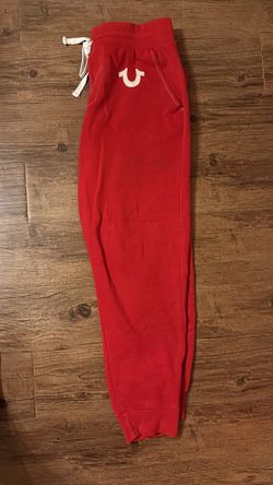 Red True Religion Joggers New