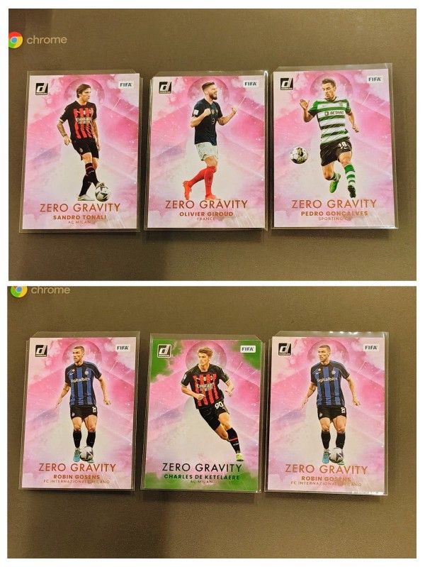 💫 FIFA Donruss “Zero Gravity” Soccer Cards – Rare Collection