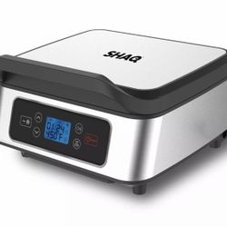 shaq smokeless grill and press