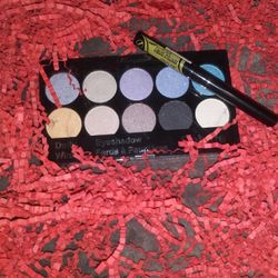 Different Makeup Color Palettes Also Go With A Black Liquid Eyeliner