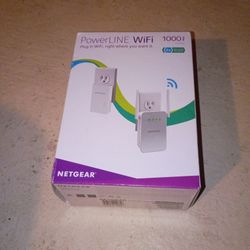 NETGEAR PLW1000 Powerline WiFi Extender – Gigabit Ethernet – Used