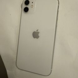 White iPhone 11 Cricket - Att   Battery 100%