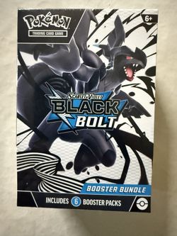 2025 Pokemon Scarlet & Violet Black Bolt Booster Bundle