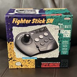 NEW IN BOX Fighter Stick SN :: Arcade stick for SNES