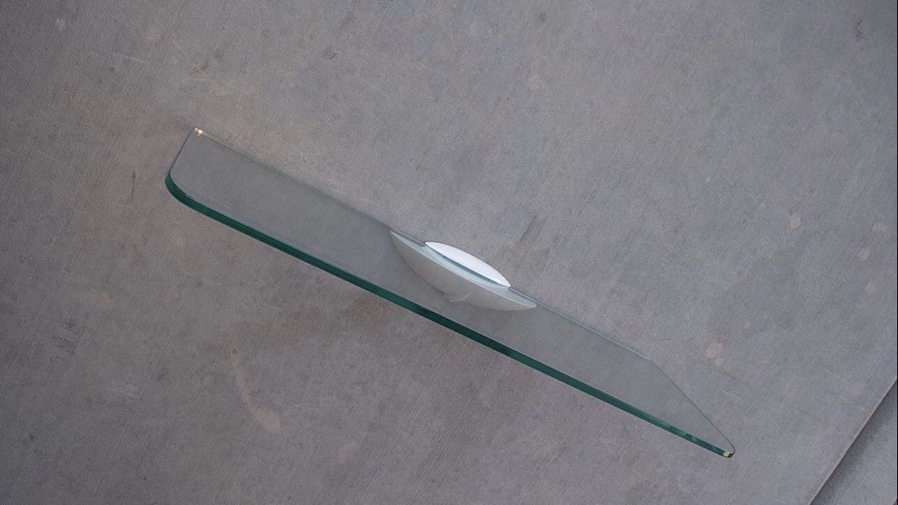 Floating Glass shelves