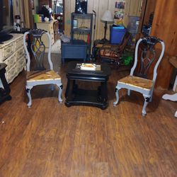 Antique Table And Chair Set