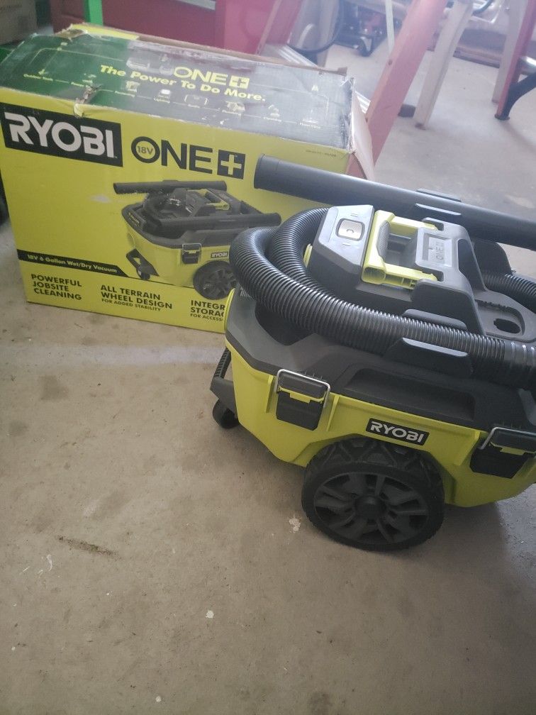 Ryobi 18v 6gal. Wet dry vacuum