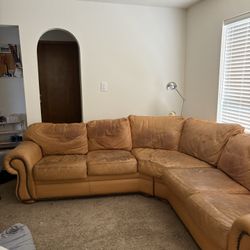 Leather Couch 