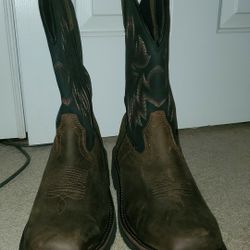 Wolverine work boots steel toe size 13 construction weatern 