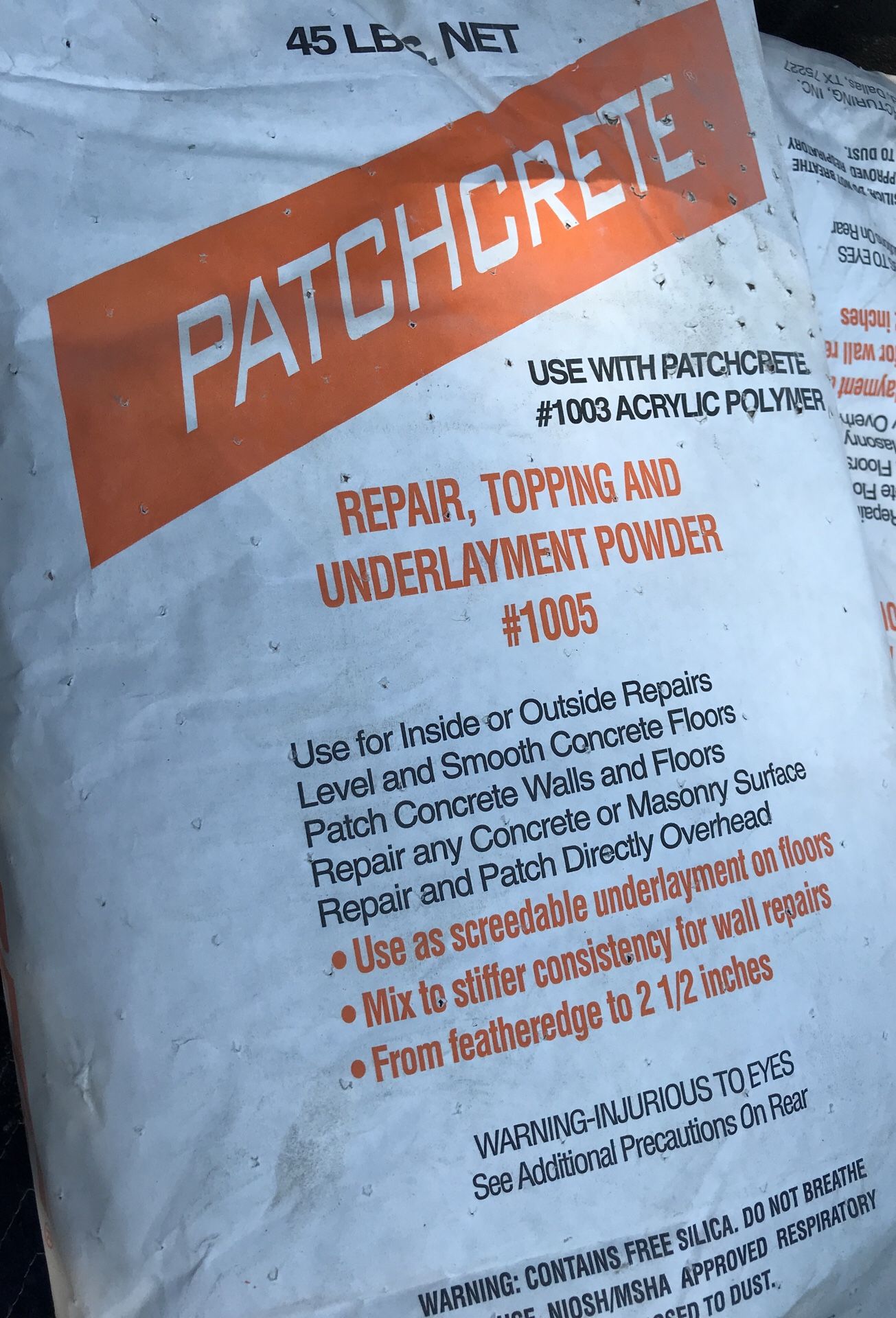 Patch Crete