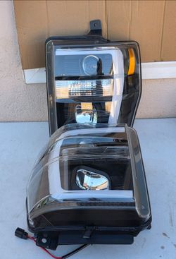 08-10 Ford F250 F350 F450 F550 Super Duty Headlights Luces Micas Calaveras Faros Faroles Focos Headlamps LED DRL