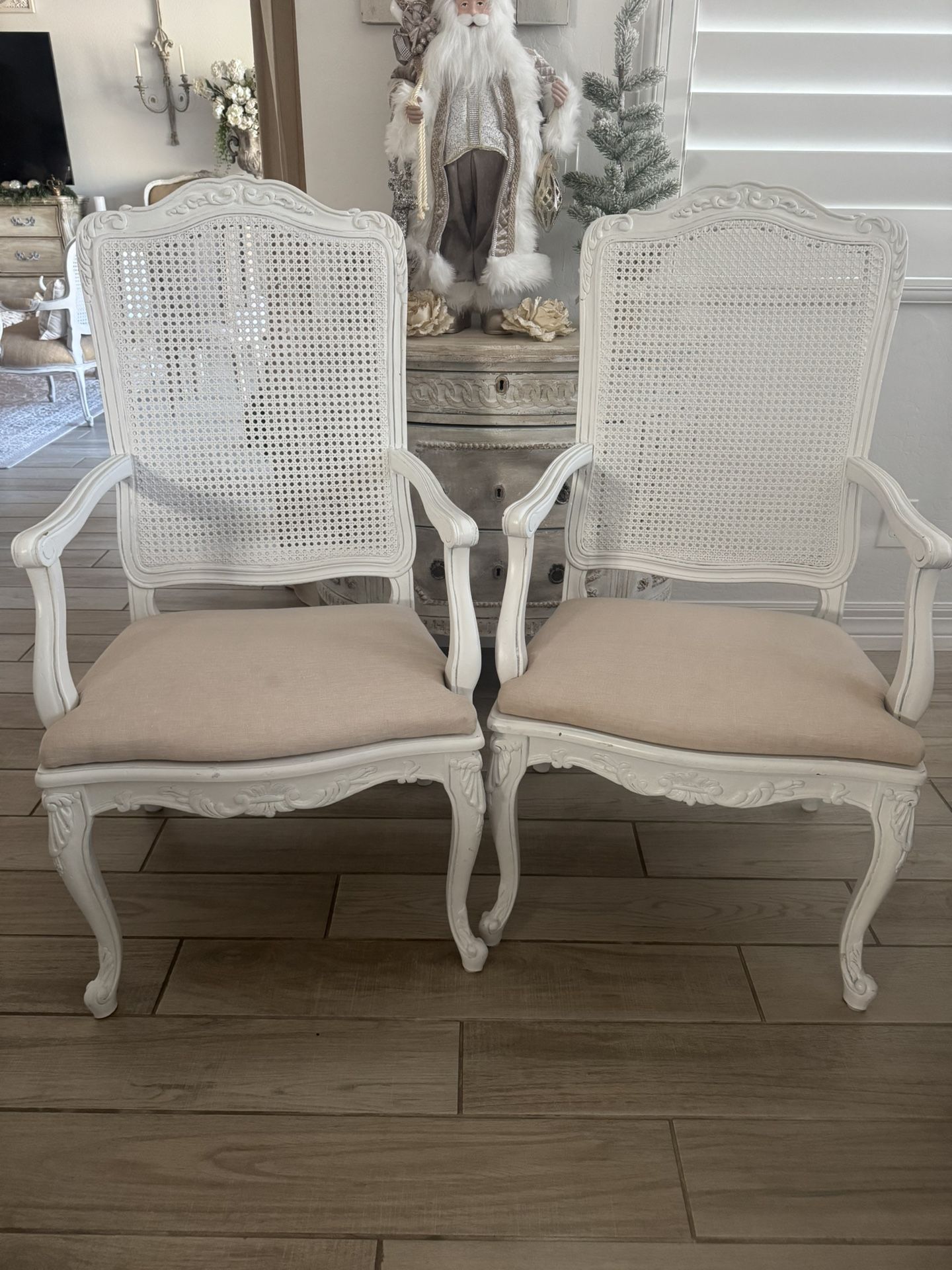 Pair Of french Cane Chairs