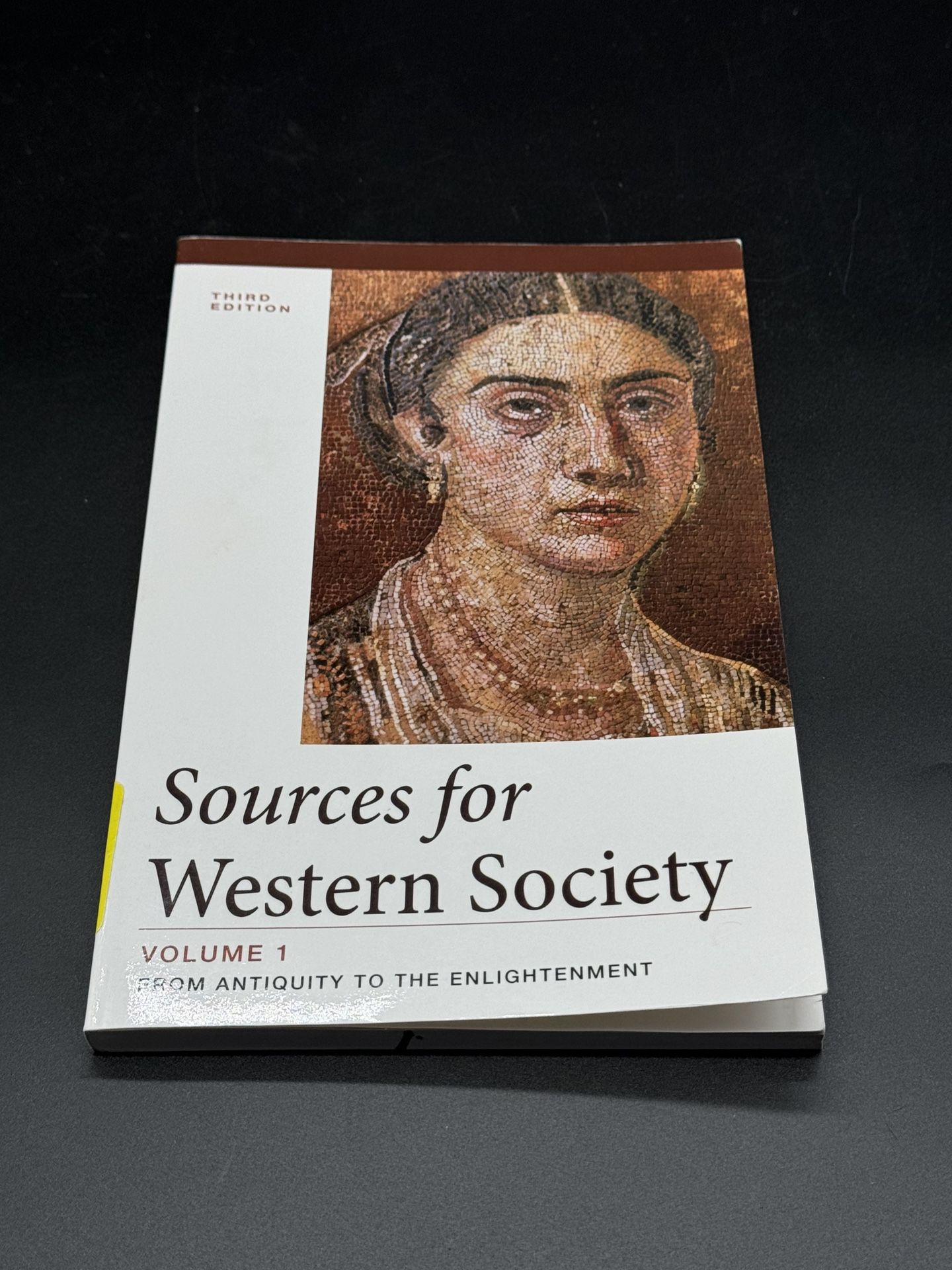 Sources For Western Society 3rd edition Volume 1 Book 