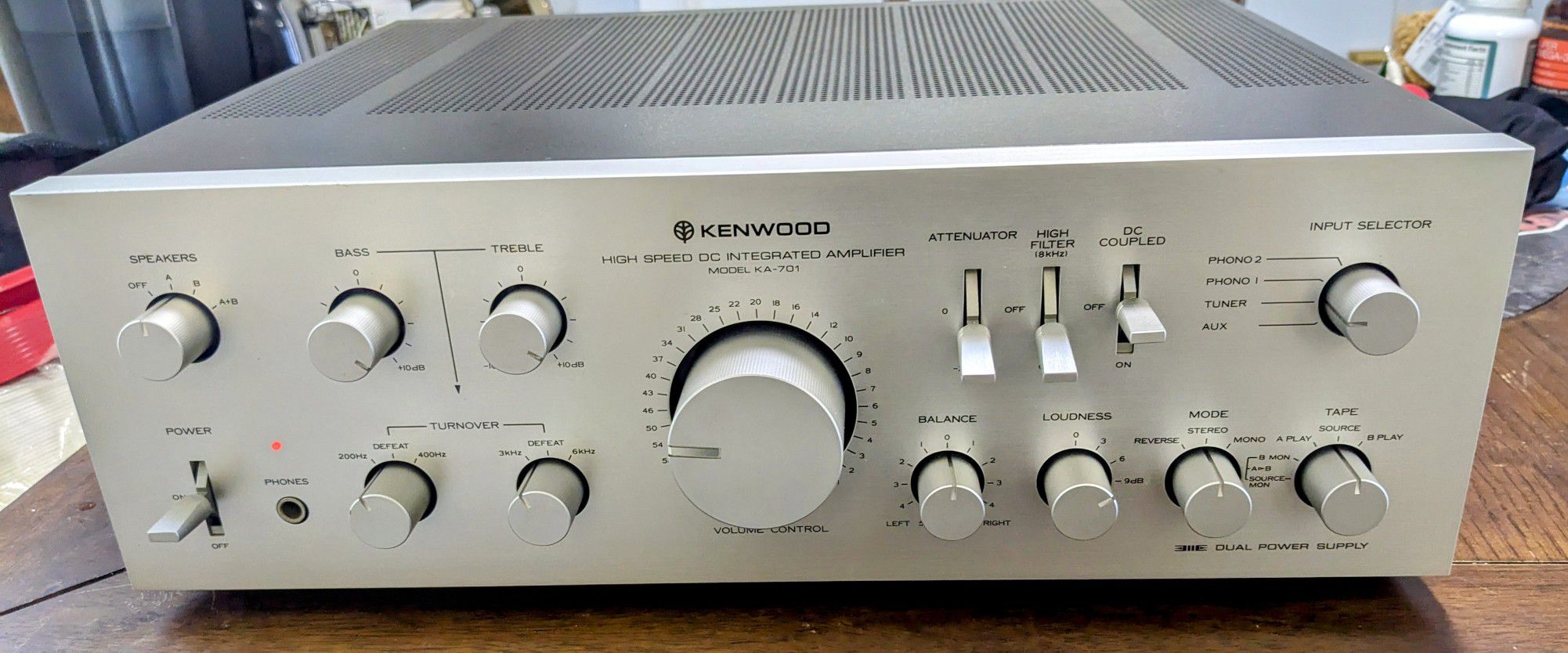 Vintage Kenwood  KA 701 Integrated Amplifier 