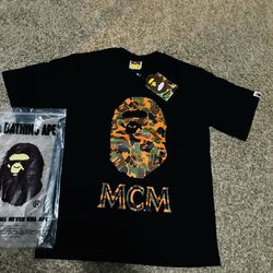 Mcm Bape shirt small