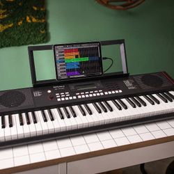 Roland E-X10 Arranger Keyboard with Music Rest and Power Adapter
