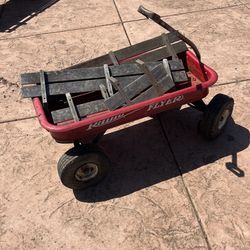 Red Radio Flyer Wagon 