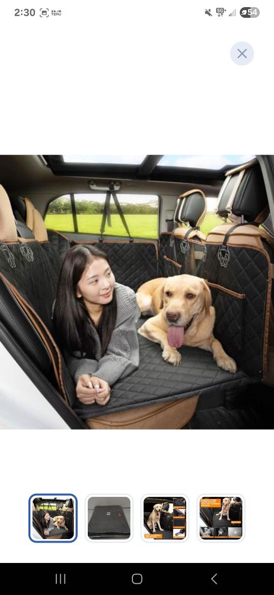 Back Seat Cover