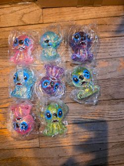 Disney Stitch Glitter Translucent Figures Set