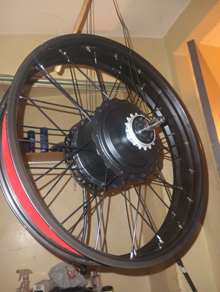 48 Volt Replacement Electric Motor For 20 Inch Ebike