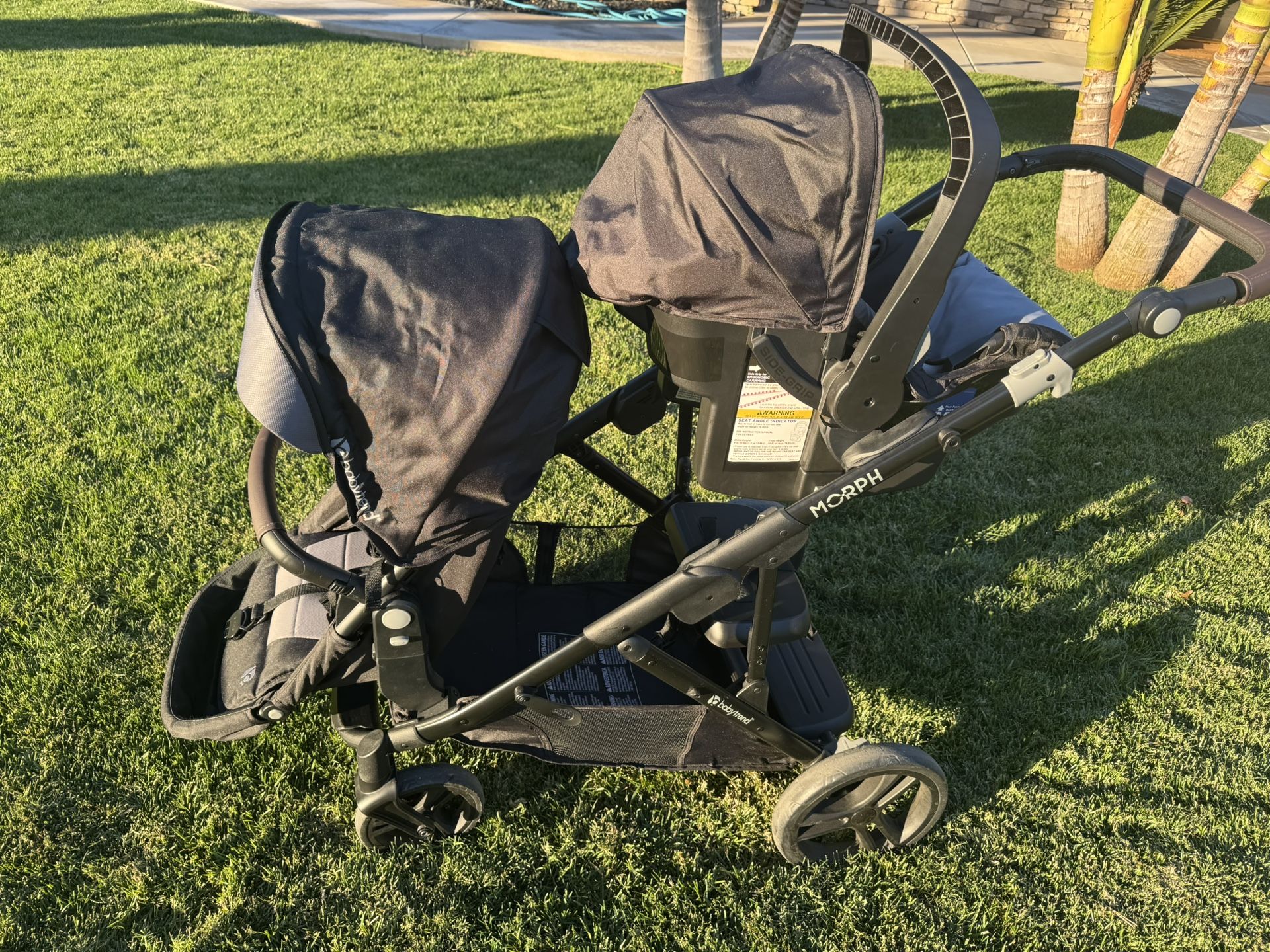 BABY TREND SINGLE TO DOUBLE STROLLER 