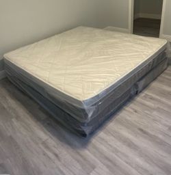 New KING Size Mattress With Box spring Set Colchones Nuevos King Size