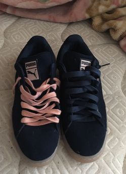 Pink Dolphin Puma Suedes