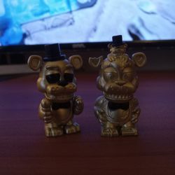 Freddy And Nightmare Freddy Golden Figures