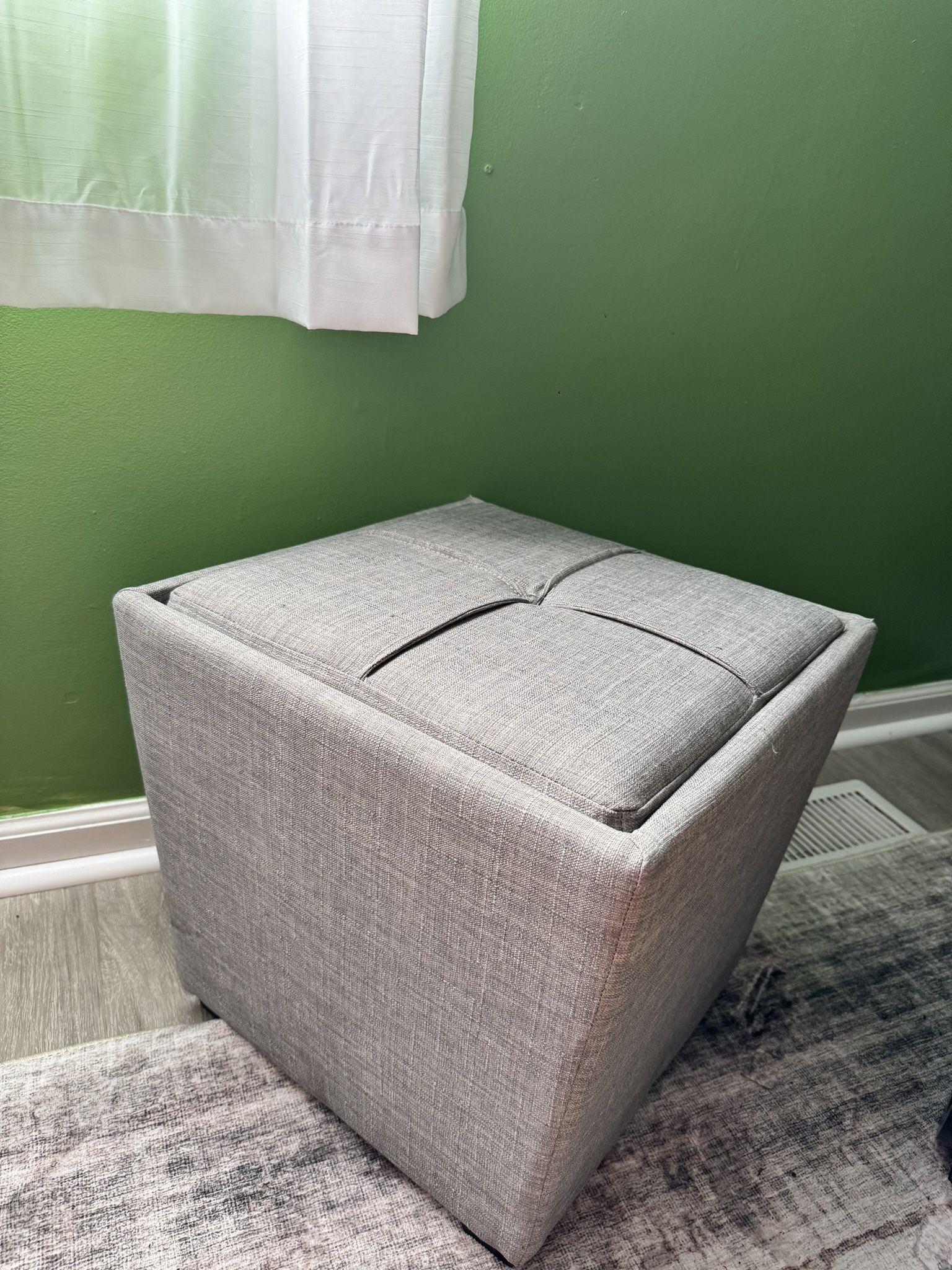 Gray Ottomans