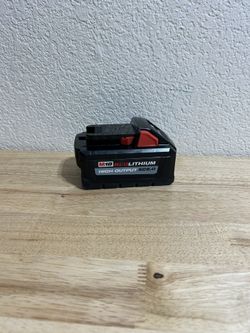 Milwaukee M18 High Output Red Lithium Battery XC60ah Used Great Condition