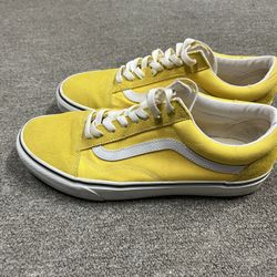 Yellow Vans Size 9.5 M