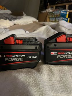 M 18 red aluminum for you, Milwaukee battery the 12.0